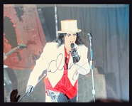Alice Cooper Signed Photos (3) - Also Signed by Don Meredith (NFL) and Two Baldwin Brothers! (BAS)