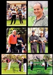Joe Pesci Signed Golf Photo Collection of Six - Also Signed by Rush Limbaugh and John Daly (BAS)