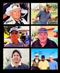 Incredible Comedians Signed Golf Photo Collection of 14 with Bob Hope, Ray Romano, Cheech Marin, Leslie Nielsen, John O'Hearly and Many Others  (BAS)