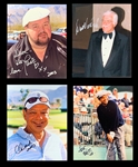 Incredible Comedians Signed Golf Photo Collection of 14 with Bob Hope, Ray Romano, Cheech Marin, Leslie Nielsen, John O'Hearly and Many Others  (BAS)
