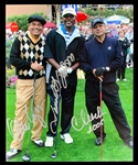 Incredible Comedians Signed Golf Photo Collection of 14 with Bob Hope, Ray Romano, Cheech Marin, Leslie Nielsen, John O'Hearly and Many Others  (BAS)