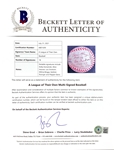 <em>The First Ladies of Baseball</em> Signed Baseball - Signed by 20 Players from The All American Baseball League  (BAS)