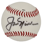 Jack Nicklaus Single Signed Baseball (BAS)