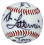 Hollywood, TV and Recording Stars Signed Baseballs Collection of 13 with Ernest Borgnine (BAS), Joe Mantegna, Ray Bradbury, Ken Howard, Phyllis Diller and Others