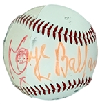 Hollywood, TV and Recording Stars Signed Baseballs Collection of 13 with Ernest Borgnine (BAS), Joe Mantegna, Ray Bradbury, Ken Howard, Phyllis Diller and Others