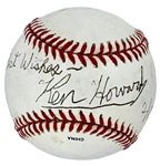 Hollywood, TV and Recording Stars Signed Baseballs Collection of 13 with Ernest Borgnine (BAS), Joe Mantegna, Ray Bradbury, Ken Howard, Phyllis Diller and Others