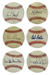 Baseball Hall of Famer Signed Baseball Collection of 15 Incl. Banks, Maddux and Sandberg (BAS)