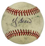 Baseball Hall of Famer Signed Baseball Collection of 15 Incl. Banks, Maddux and Sandberg (BAS)