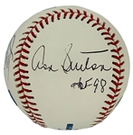 Baseball Hall of Famer Signed Baseball Collection of 15 Incl. Banks, Maddux and Sandberg (BAS)