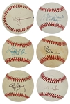 Baseball Superstars Signed Baseball Collection of 11 (BAS)