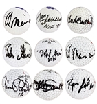 NFL Hall of Famer and Superstars Signed Golf Ball Collection of 18 Incl. Dick Butkus, Willie Gault, Bob Griese, and Jim Plunkett