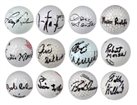 PGA Golfer Signed Golf Ball Collection of 49 Featuring Colbert, Duval, O'Grady, and Woosnan
