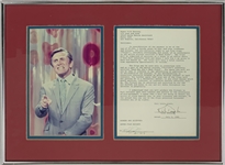 Kirk Douglas Signed Contract for Steve Martin's <em>Dead Men Don't Wear Plaid</em> in Framed Display (BAS)