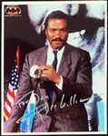 Billy Dee Williams Signed 8 x 10 Photo as Harvey Dent from <em>Batman</em> plus photo of Billy Dee w/consignor in similar attire (BAS)