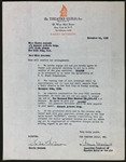 Gloria Swanson Signed Contract for 1950 Radio Play <em>Theatre</em> (BAS)