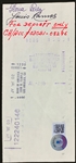 Brian Wilson of The Beach Boys Signed Personal Check (BAS)