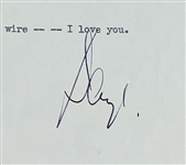 Legendary Hollywood Producers and Studio Heads Signed Collection of Six Pieces with Jack Warner, Hal Wallis, Louie B. Mayer and Others (BAS)