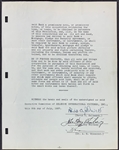 Legendary Hollywood Producers and Studio Heads Signed Collection of Six Pieces with Jack Warner, Hal Wallis, Louie B. Mayer and Others (BAS)