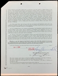 Songwriters and Composers Collection of Eight Signed Documents Incl. Benny Goodman, Ira Gershwin, Irving Berlin and Others (BAS)