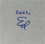 Ed Sullivan Signed 1956 Letter on His Personal Letterhead (BAS)
