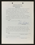 Robert Redford Signed 1970 “Redford Enterprises, Inc.” Document (BAS)