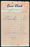 Collection of 40 1950's “Paramount (Pictures) Cafe” Receipts Signed by Actors and Directors (BAS)