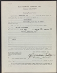 Dean Martin Signed 1943 “Blue Network Company, Inc.” Radio Show Agreement - Very Early Signature (BAS)