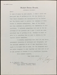 U.S. Senator Henry Cabot Lodge Signed 1918 Letter on his Senatorial Letterhead (BAS)