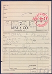 President Kennedy and First Lady Jackie owned 6 receipts for alcohol, crab, pillowcases, hangers, garbage can, and more! 