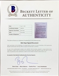 Bob Hope Signed 1950 Agreement with Paramount Pictures Corp. BAS)