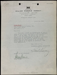 Count Basie Signed 1945 William Morris Agency Agreement (BAS) 