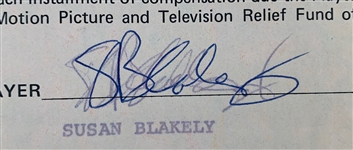 Warren Beatty and Susan Blakely Signed Employment Contract for <em>Shampoo</em> (BAS)