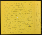Joan Blondell at Weight-Loss Spa Handwritten Letter Signed to Gossip Columnist referencing Hedda & SINATRA'S EX!