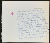 Joan Blondell at Weight-Loss Spa Handwritten Letter Signed to Gossip Columnist referencing Hedda & SINATRA'S EX!