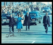 President Jimmy Carter and Rosalynn Carter Signed Inauguration Photos (2) (JSA)