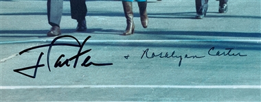 President Jimmy Carter and Rosalynn Carter Signed Inauguration Photos (2) (JSA)