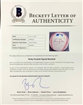 Kirby Puckett Single Signed Baseball (BAS)