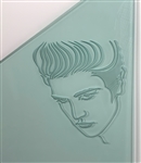 Massive Elvis Presley RCA/BMG Etched Glass “BILLION RECORDS SOLD” Award 