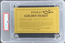 Gene Wilder Signed “Wonka's Golden Ticket” - PSA/DNA GEM MINT 10!