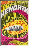 1967 Jimi Hendrix Experience Concert Poster (Second Printing)