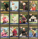 1990 Pro Set “PGA TOUR” Near Set of 70 Signed Cards Incl. Chi Chi Rodriguez, Mark O'Meara, Fred Couples, Craig Stadler, Billy Casper and Others (B AS)