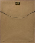 RIAA Gold Record Award for Elvis Presley's 1957 Soundtrack LP <em> Loving You</em> - Certified in 1968 - Early White Linen Matte Style