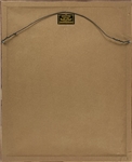 RIAA Gold Record Award for Elvis Presley's 1960 LP <em> His Hand in Mine</em> - Certified in 1969 - Early White Linen Matte Style