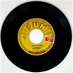 1954 Sun Records 209 45 RPM 7-Inch Single of Elvis Presleys “Thats All Right” and “Blue Moon of Kentucky” - Memphis Pressing