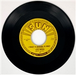 High Grade 1954 Sun Records 223 45 RPM 7-Inch Single of Elvis Presley's “Mystery Train” and “I Forgot to Remember to Forget”