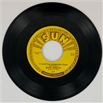 High Grade 1954 Sun Records 217 45 RPM 7-Inch Single of Elvis Presley's “Baby Let's Play House” and “I'm Left, You're Right, She's Gone” - Memphis Pressing