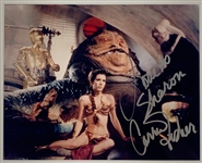 Carrie Fisher Signed 8 x 10 as Princess Leia (<em>Return of the Jedi</em>) in Jabba the Hutt's Lair (BAS)