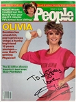 Olivia Newton John Signed <em>People</em> Magazine Cover (BAS)