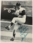 Tom Seaver Signed Spalding Promotional Photo (BAS)