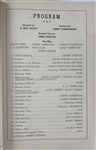 1953 “Annual Minstrel” Talent Show Program at Humes High School with Elvis Presley – One of the Earliest Known Examples of an Elvis Program